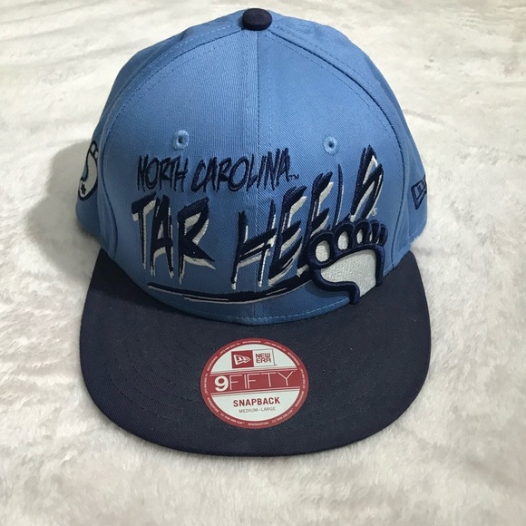 New Era Other - New Era North Carolina Tar Heels 9FIFTY Snapback M/L Hat Cap Adjustable Blue
